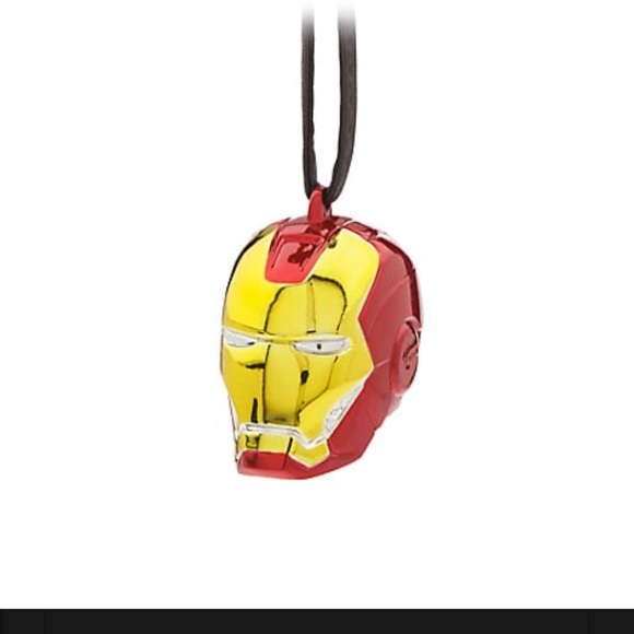 10 Disney Figurine Ornament - Marvel Iron Man Helmet MK-42 - Picture 1 of 10